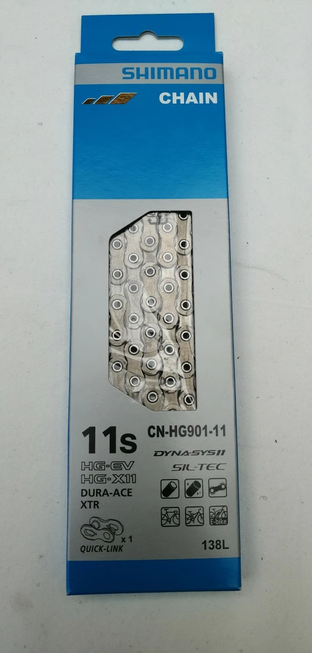 Shimano CNHG901-11 Fahrrad Kette 11-Fach 138 Glieder 3 Shimano CNHG901-11 Fahrrad Kette 11-Fach 138 Glieder