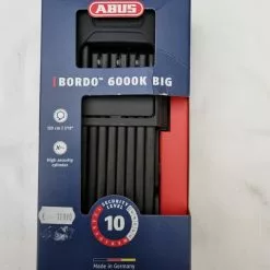 ABUS Faltschloss BORDO 6000K BIG 6000/120 BK SH