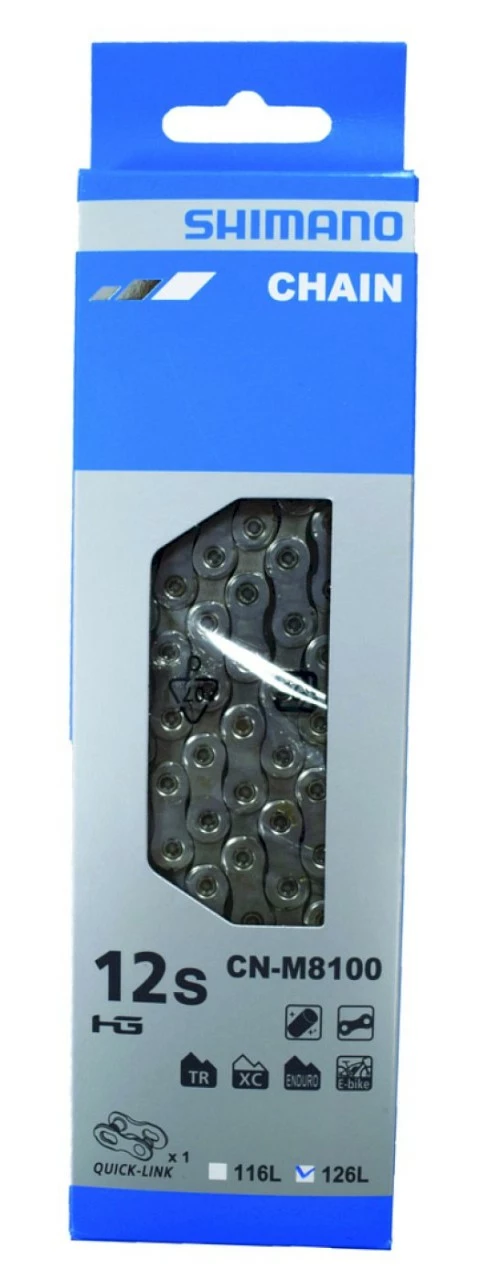 Shimano Fahrrad Kette CNM8100-12 12 Fach 116 Glieder Ql 3 Shimano Fahrrad Kette CNM8100-12 12 Fach 116 Glieder Ql