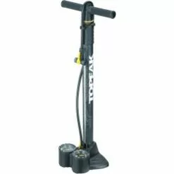 Topeak JoeBlow Dualie Standpumpe Doppeltes Manometer