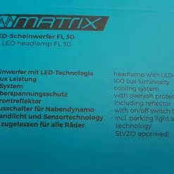 MATRIX LED Scheinwerfer 100 LUX FL30 Standlicht + Sensor -Cannondale 20180912 141430 3 1280x1280