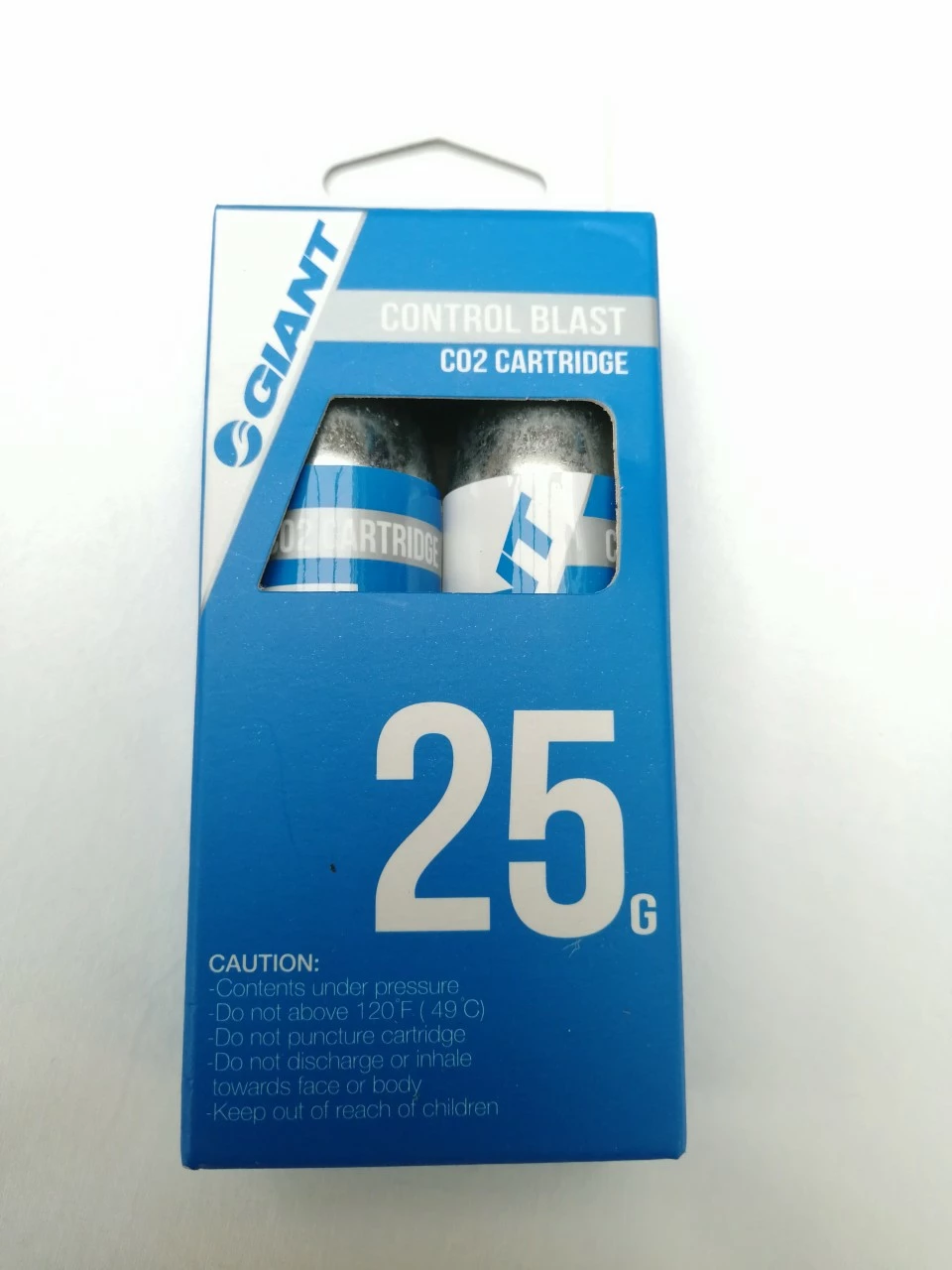 Giant 25g CO² Kartusche 2 Stück Lose 3 Giant 25g CO² Kartusche 2 Stück Lose