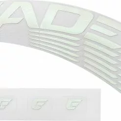 CADEX 65 Disc Felgendecals Weiß, 4 Stck. Felgendekor