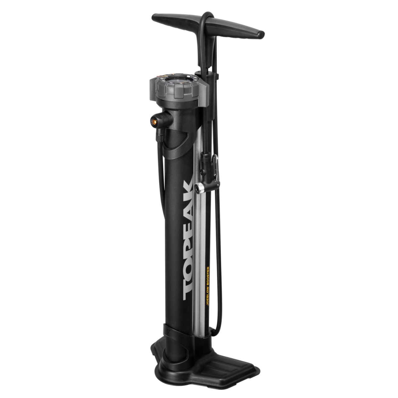 Topeak JoeBlow Booster Standpumpe Schwarz 3 Topeak JoeBlow Booster Standpumpe Schwarz