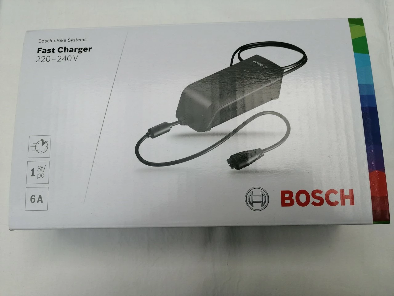 Bosch Fast Charger, 6 A Ladegerät Mit EU Netzkabel, Schnellladegerät 3 Bosch Fast Charger, 6 A Ladegerät Mit EU Netzkabel, Schnellladegerät