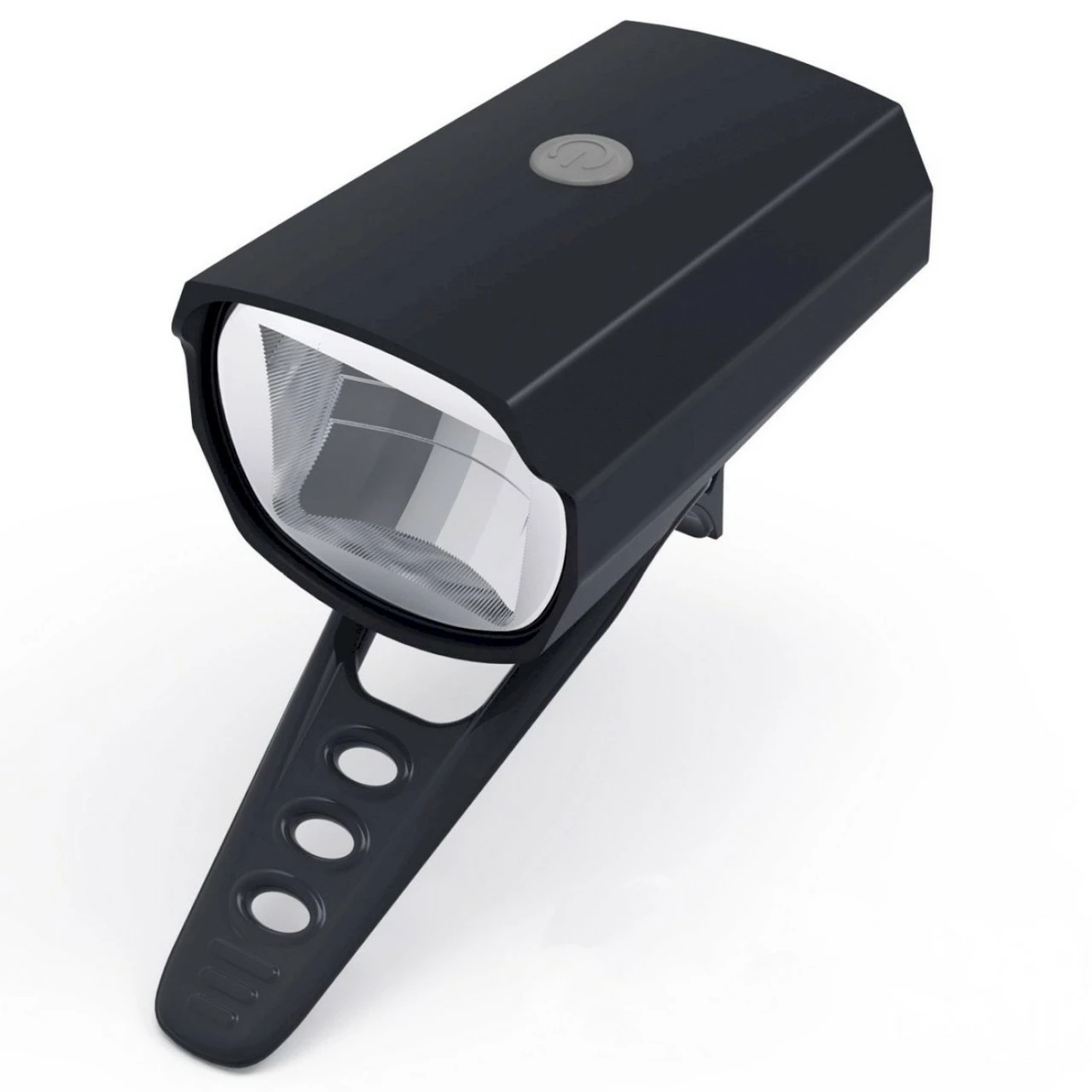 Litecco Batteriefrontleuchte Highlux Akku Schwarz 50 LUX Fahrradbeleuchtung 3 Litecco Batteriefrontleuchte Highlux Akku Schwarz 50 LUX Fahrradbeleuchtung