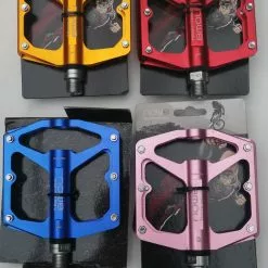 KCNC Now8 Flatpedal M46, Schwarz, 342g/pr, CroMo Axle, 6 Pins