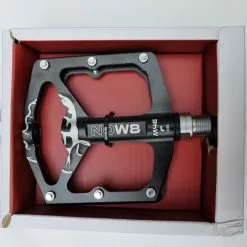 KCNC Now8 Flatpedal M46, Schwarz, 342g/pr, CroMo Axle, 6 Pins -Cannondale nows 1280x1280