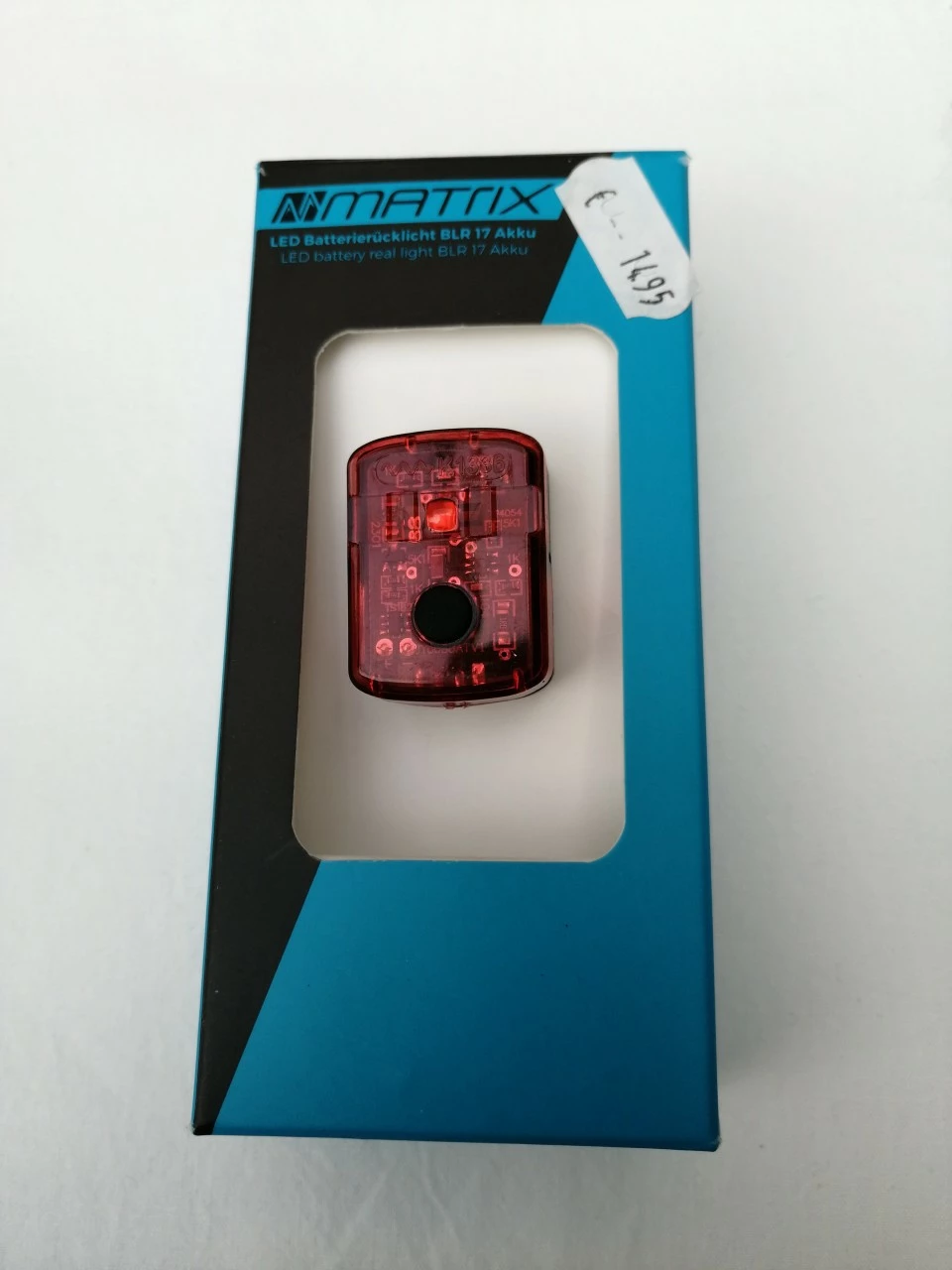 Matrix LED Akkurücklicht BLR 17 Extra Hell Fahrradbeleuchtung 3 Matrix LED Akkurücklicht BLR 17 Extra Hell Fahrradbeleuchtung