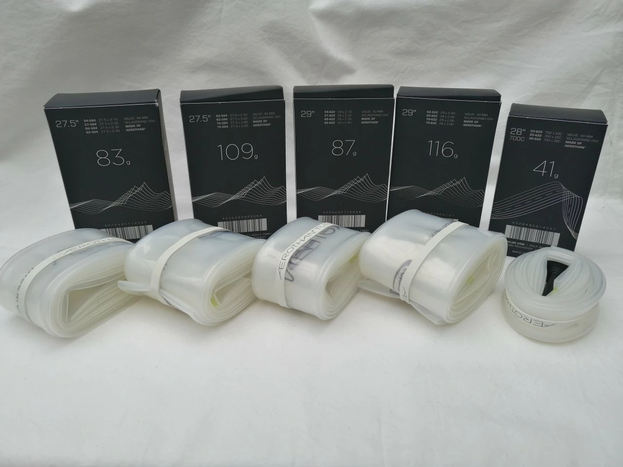 Schwalbe Schlauch Aerothan Race Tube 28 Zoll SV20E 80mm 45g 4 Schwalbe Schlauch Aerothan Race Tube 28 Zoll SV20E 80mm 45g – Bild 2