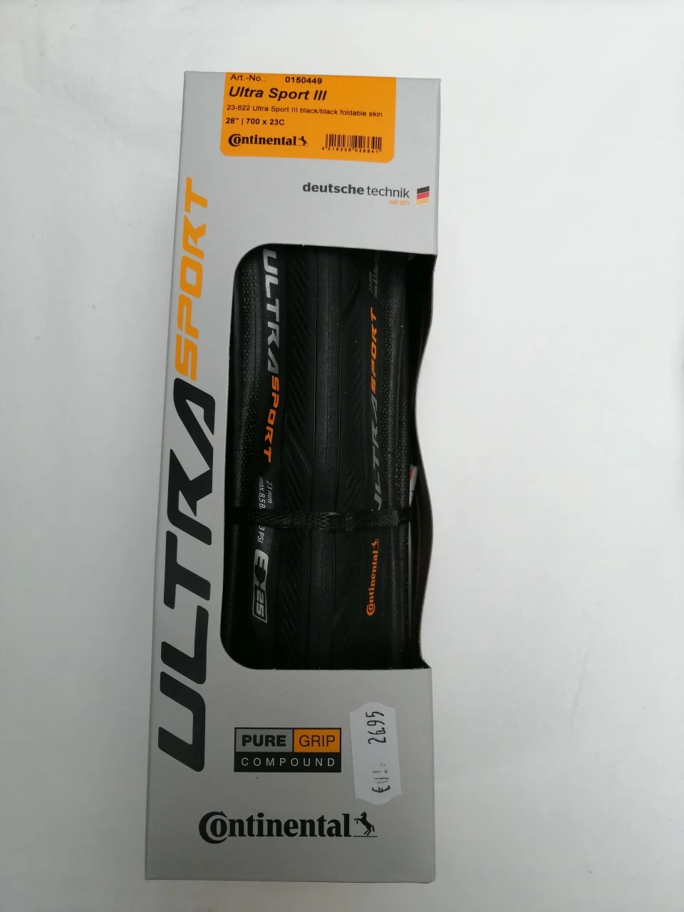 Continental Fahrradreifen Ultra Sport III 28Zoll 23-622 700x23C 3 Continental Fahrradreifen Ultra Sport III 28Zoll 23-622 700x23C